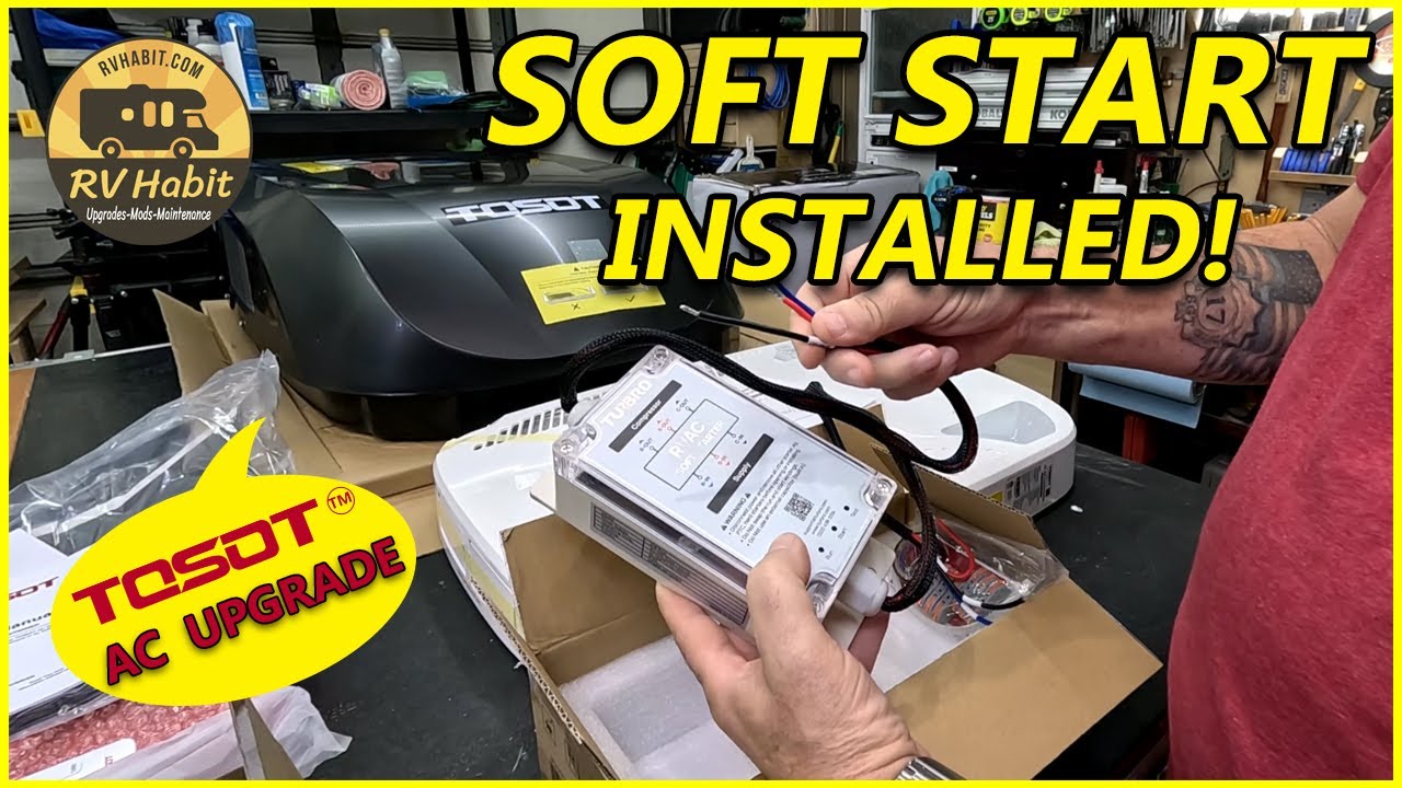 Whisper Quiet RV AC Upgrade! Tosot Air Conditioner with WiFi & Heat Pump + Turbro Soft Start Install