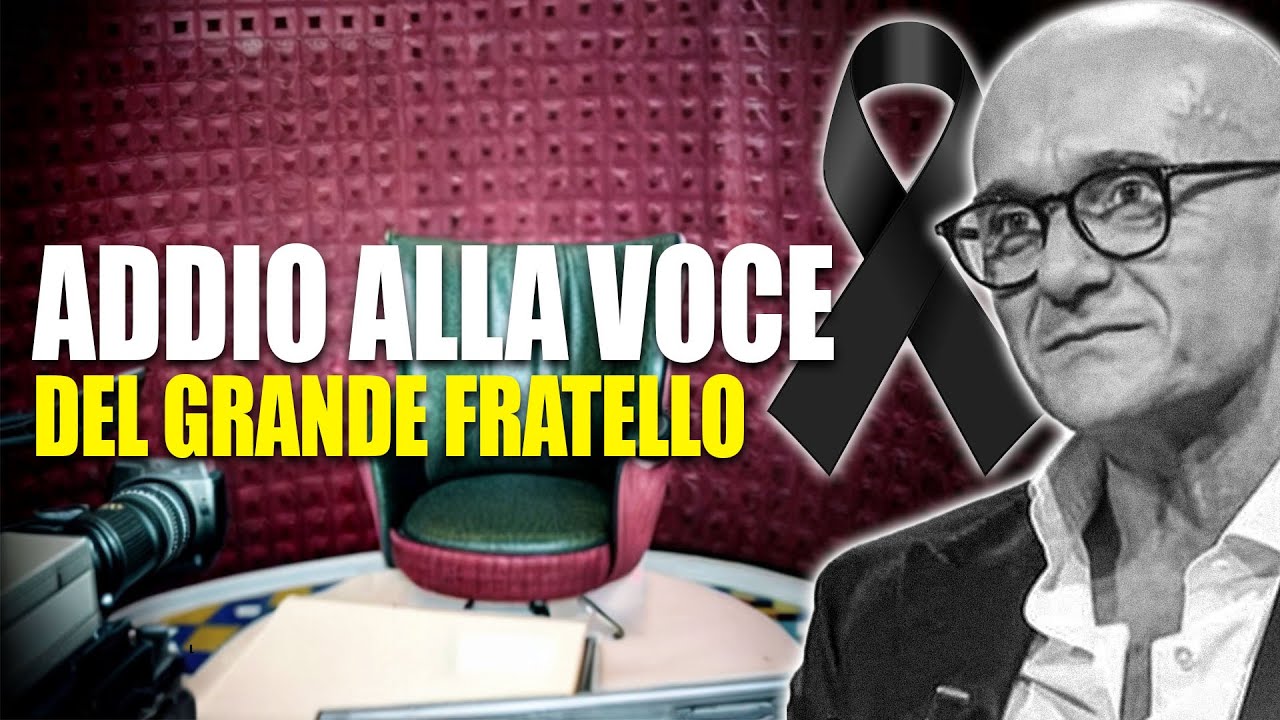 Tremendo lutto a Mediaset, addio alla storica voce del confessionale del Grande Fratello.