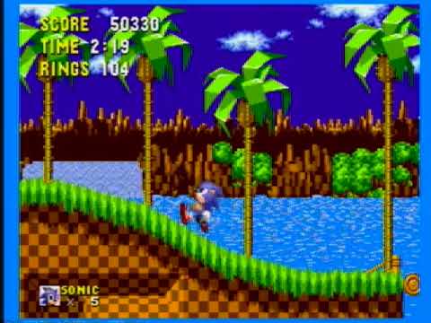 Sonic The Hedgehog 1 Sega Genesis Gameplay for Atari I/O - YouTube