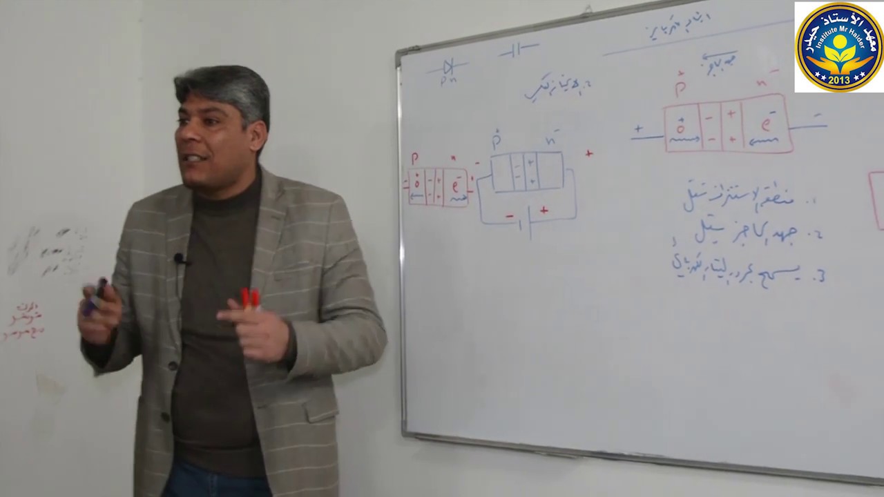 فيزياء السادس العلمي /الكترونات الحالة الصلبة / الدرس 4 الثنائي البلوري pn