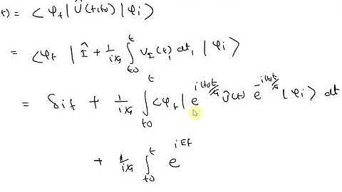 L27: Time Dependent Perturbation Theory - Part 3 -Transition Probability