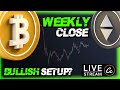 BTC Weekly Close! Is this a bullish setup for BITCOIN? - Bitcoin Technical Analysis