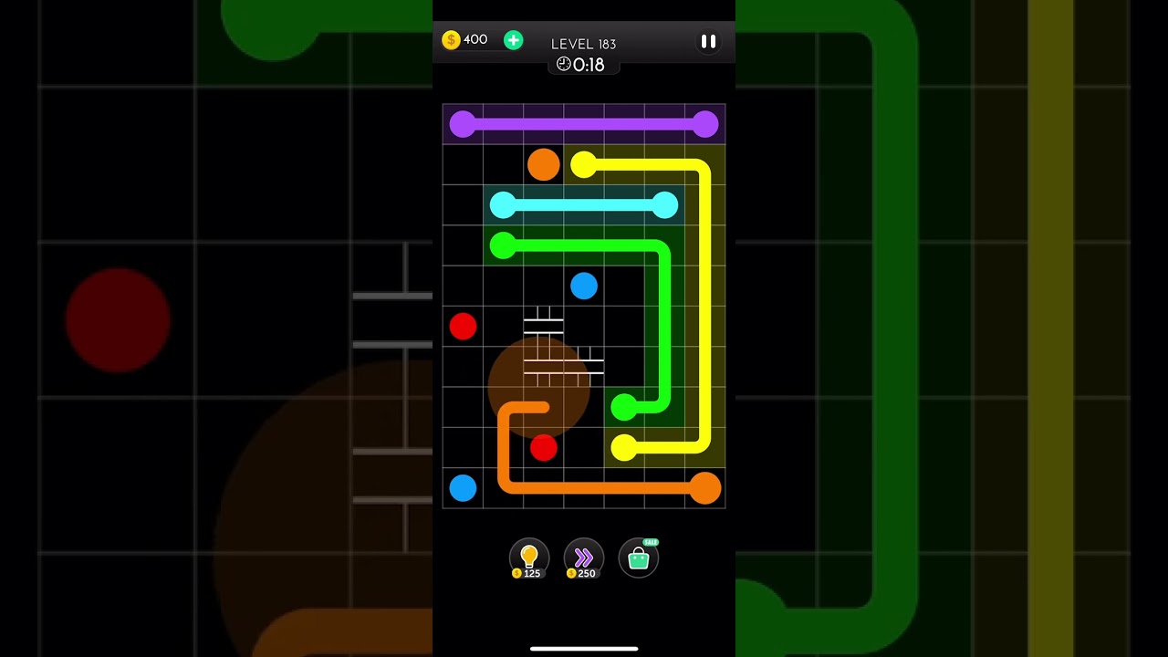 Dot knot - Line & colour puzzle Level Level 183