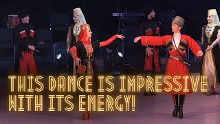 Театр танца Карачаево-Черкесии | Абхазский танец | Смотрите как уверено она танцует на пуантах!