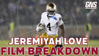 Notre Dame RB Jeremiyah Love Film Breakdown