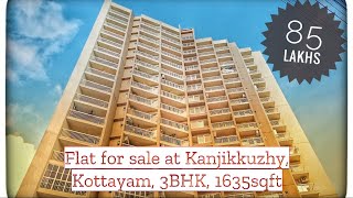 3bhk flat for Sale at Kottayam | Kanjikkuzhy | 1635sqft | 85lakhs | Vlog #002