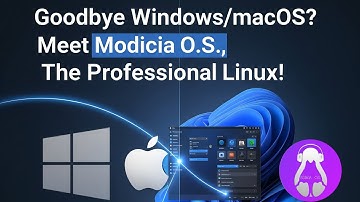 Goodbye Windows/macOS? Meet Modicia O.S., The Professional Linux!