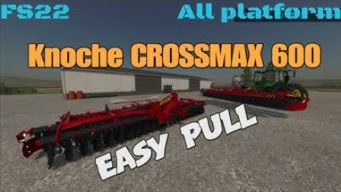 Knoche CROSSMAX 600   / New mod for all platforms on FS22