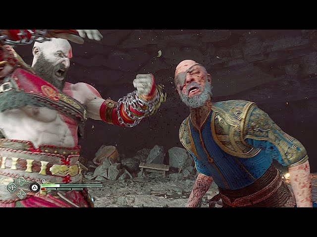 Odin Kills Thor For Kratos Scene 4K - God Of War Ragnarok 
