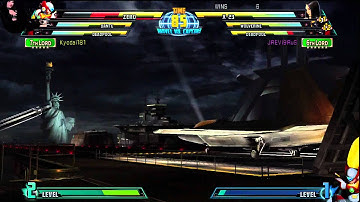 Marvel Vs Capcom 3 PS3 HD Online Dante Deadpool and Zero Vs Weapon X