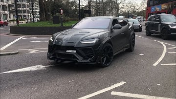 Lamborghini Urus Mansory LOUD Exhaust Sound & Acceleration! | Car Spotting London Luxury SUVs 2024