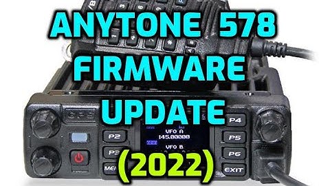 Anytone 578 Pro III Firmware Upgrade 1.15(January 2022)