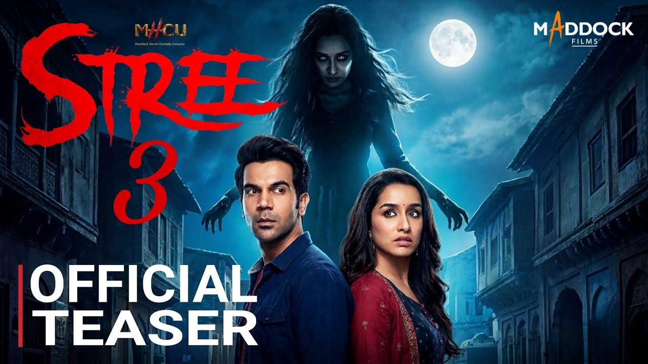 Stree 3: Official Teaser [2026] | Shraddha Kapoor | Rajkumar Rao ...