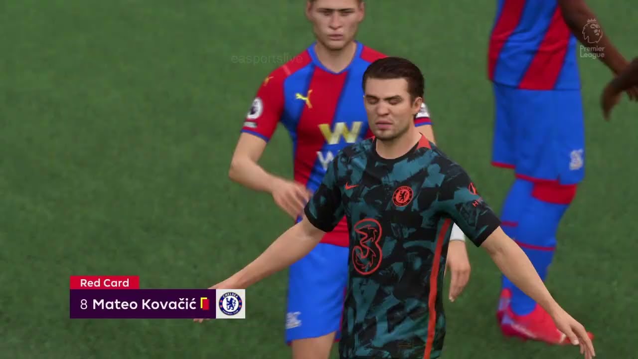 Chelse vs Crystal palace preamier league  iive preview preview match FIFA 22 PS