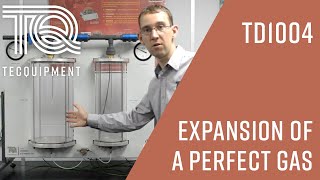 Expansion Of A Perfect Gas Td1004 - Thermodynamics - Tecquipment