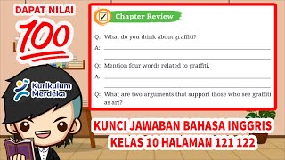 English Answer Key for Grade 10 Page 121 Chapter Review of the Independent Curriculum screenshot 1