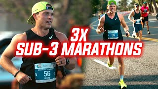 Three Sub-3 Hour Marathons in 3 Weeks | OC Marathon 2024