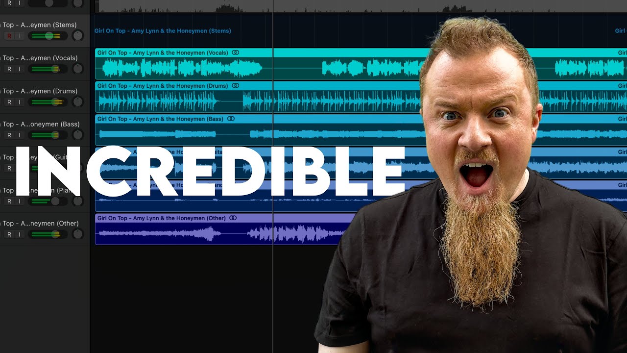 Logic Pro 11.2 Stem Splitter Update! This is INCREDIBLE!