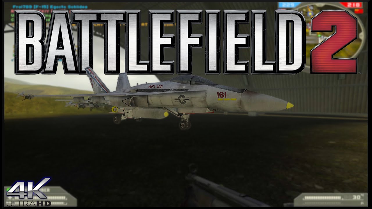 Battlefield 2 F-18 Daqing Oilfields Gameplay | 4K