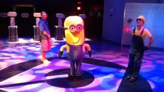 Minion dance party Universal Studios Despicable Me now open