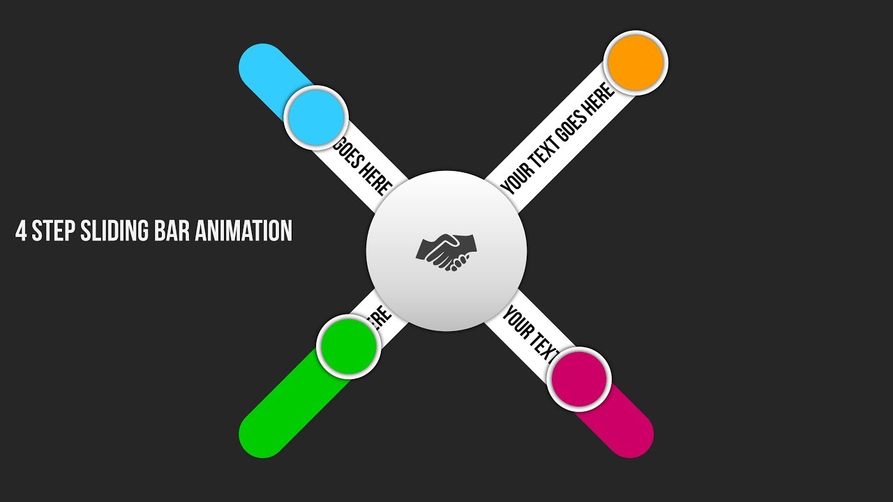 15.Create 4 Step SLIDING BAR Animation In powerpointPowerPoint
