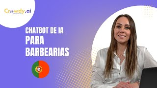 Chatbot com IA para barbearia - https://crowdy.ai/pt-pt/