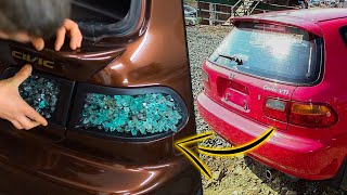 DIY How to make headlights tuning using crystals. FULL VERSION.