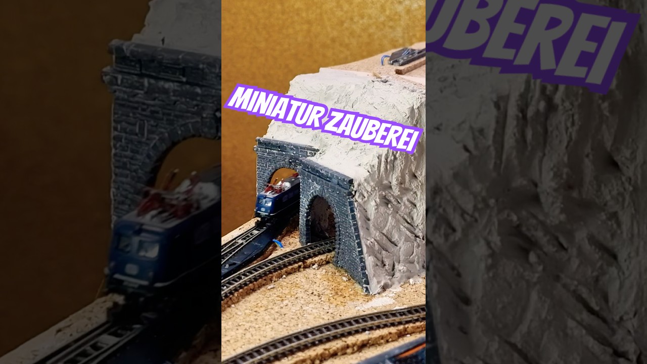 Miniatur Modell Bergbau in Spur Z 