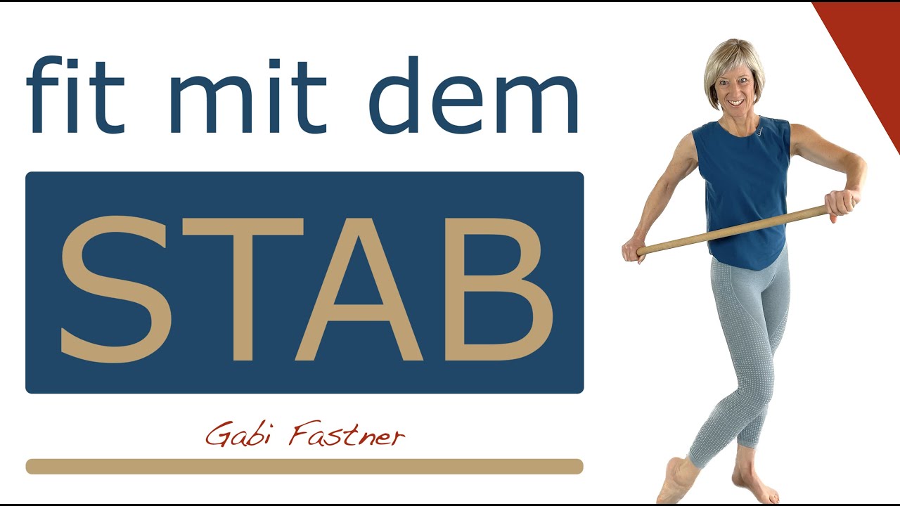 21 min. fit mit dem Stab | Gesundheitstraining im Stehen