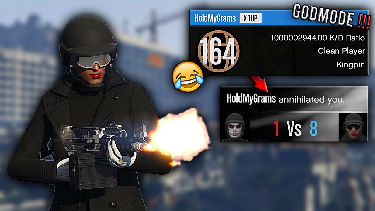 Killing WannaBe Tryhards & Godmode Players In GTA 5 ONLINE