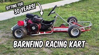 RACE GO KART BARN FIND - FIRST RIDE IN 30 YEARS!!