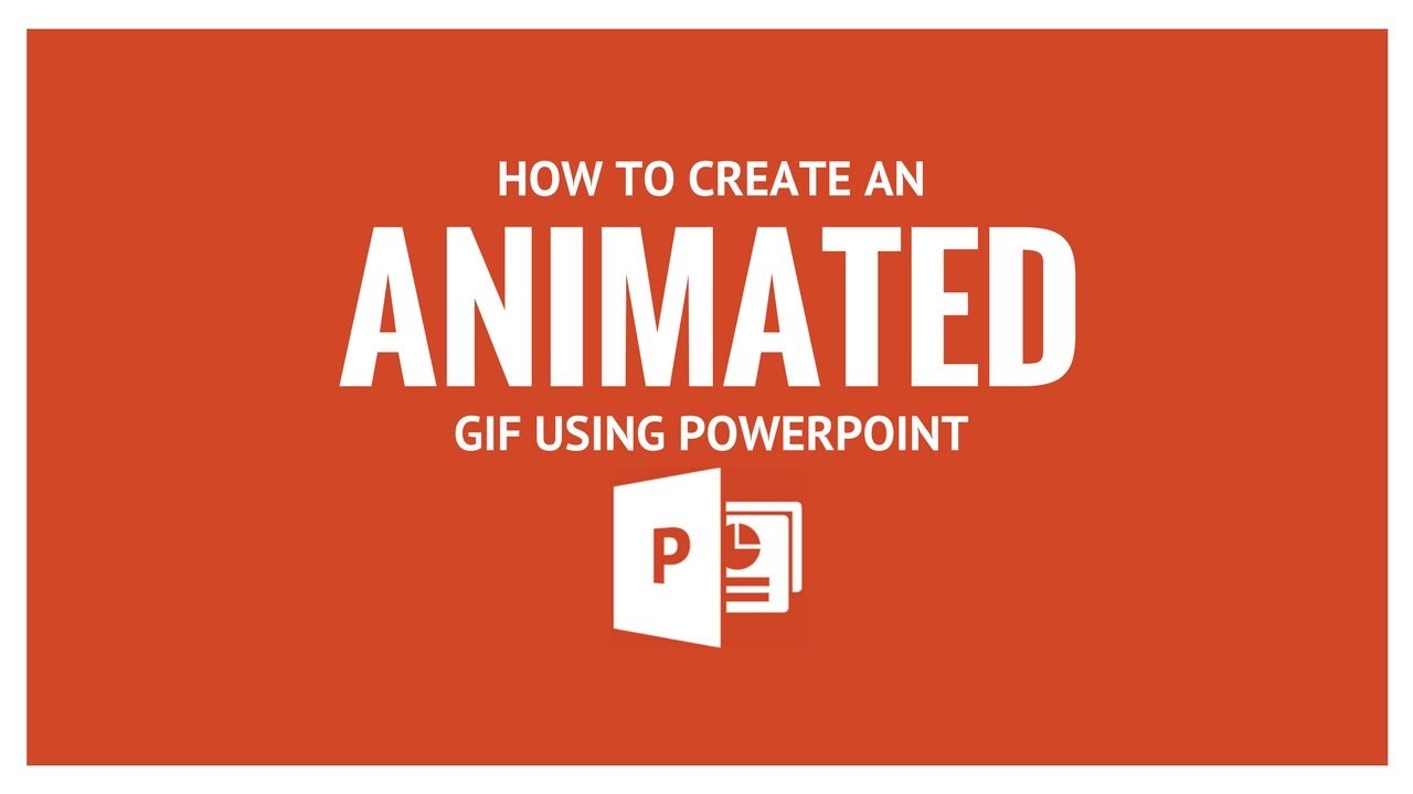 Create animated GIFs using PowerPoint