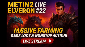🔥 METIN2 ELVERON #22 – EPIC FARMING + EVENTOS RAROS AO VIVO! 🔥