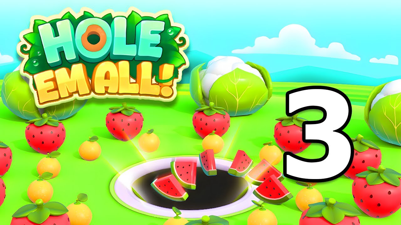 Hole Em All: Collect Master Gameplay Walkthrough Part 3 | iOS, Android, Action Game