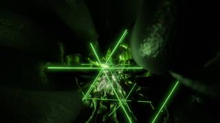► FREE Video Background Loop Footage | 2K 1440p30 | Green Sci-Fi Tunnel #0474 ◄