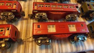 Two Prewar Lionel passenger sets just added to the collection. Includes a Lionel 238E Torpedo & 254.