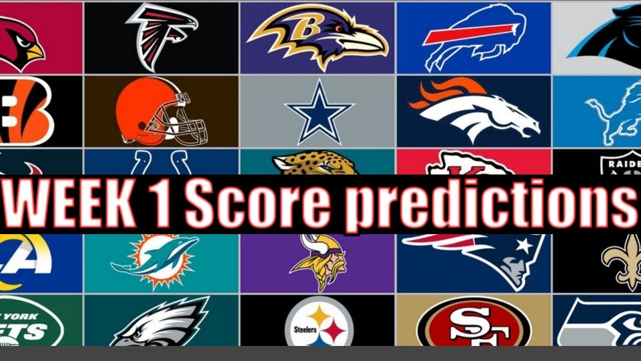 NFL week 1 score predictions, and lines (2022) YouTube