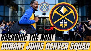 KEVIN DURANT ARRIVES AT DENVER NUGGETS HQ TO SIGN! | NUGGETS NEWS