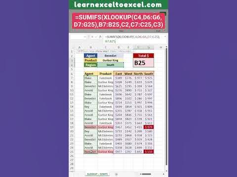 XLOOKUP + SUMIFS: How to Lookup and Sum All Matching Values Based on