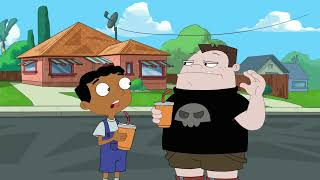 Phineas and Ferb: Buford mocking Bajeet with hand