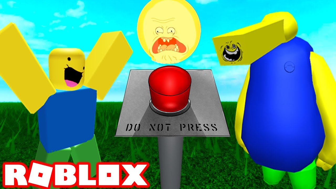 Do Not Press The Big Red Button In Roblox Roblox The Normal