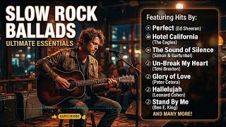 Slow Rock Deep Night Playlist 2026  Best Emotional Rock Ballads U0026 Guitar Love 