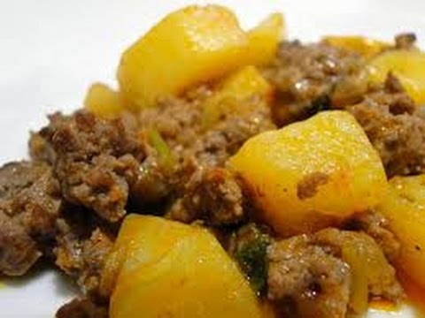 Carne Moída com batata, imperdível, delicioso, e muito fácil!!!