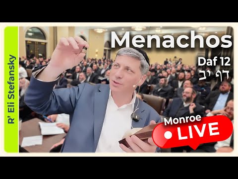 Daf Yomi Menachos Daf 12 by R' Eli Stefansky