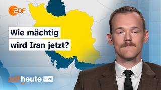 Nach Deal zwischen USA und Iran – Wie sich die Lage in Nahost verändert | ZDFheute live