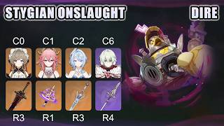 Stygian - Dire 6 - Knuckle Duckle - C0 Sandrone, C1 Yae Miko, C2 Odette, C6 Alyosha