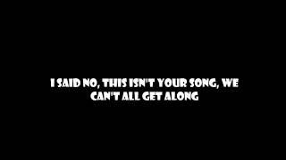 Marilyn Manson - Use Your Fist And Not Your Mouth - Lyrics