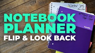 My First Planner Flip-Through | Early Fall 2025 Spiral Notebook System