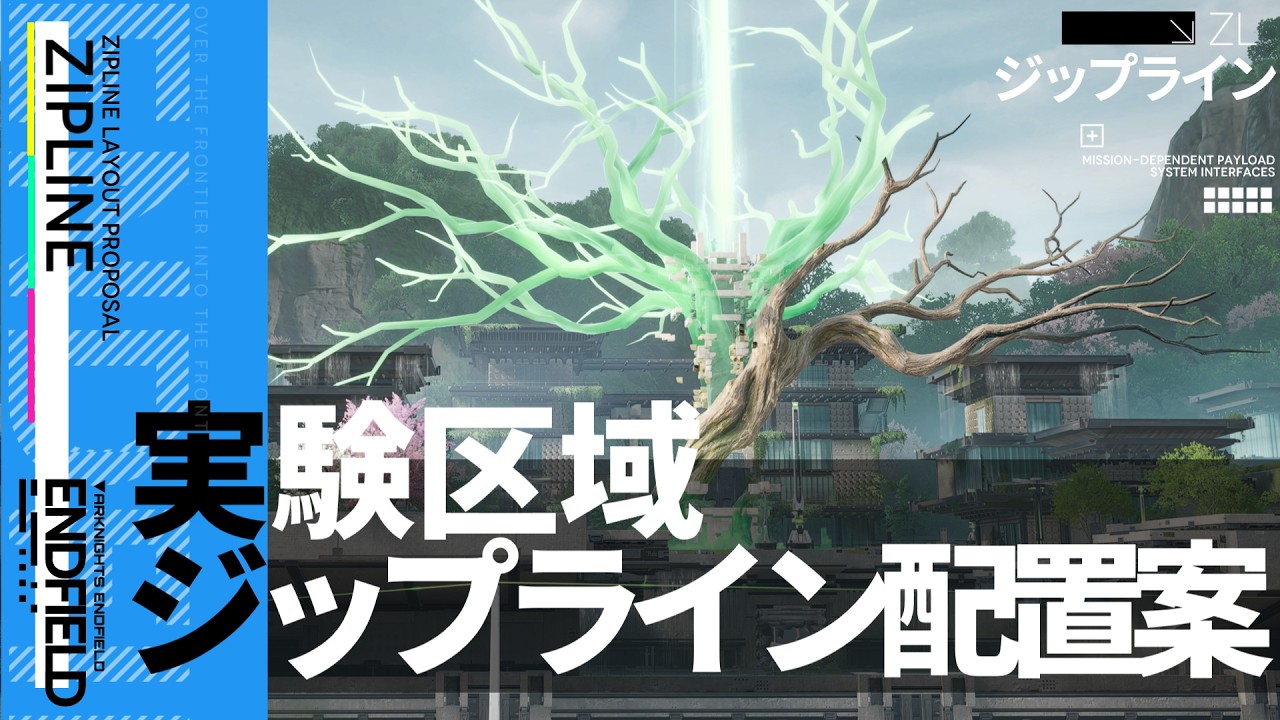 【エンドフィールド】実験区画 ジップライン配置場所案 | 配達先/採取地点/超域活性点対応【アークナイツ：エンドフィールド】