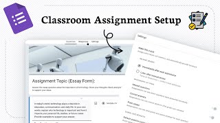 How To Create A Google Forms Assignment In Google Classroom